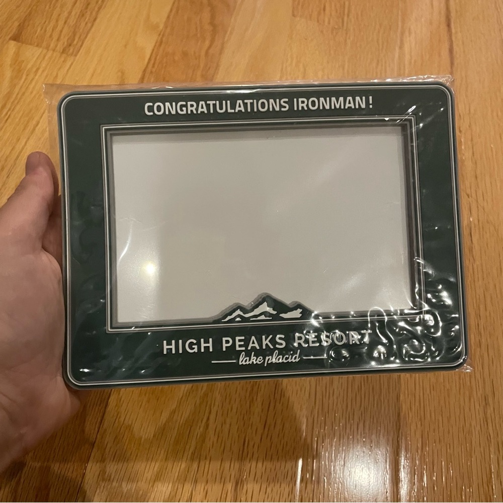 Congratulations Ironman! High Peaks Resort Photo Frame